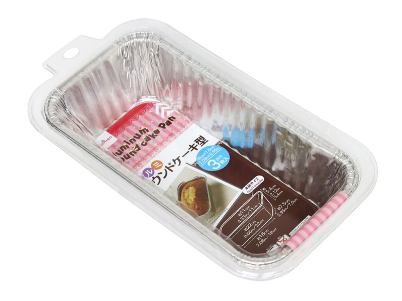 アルミパウンドケーキ型Ｌ　３枚入